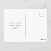 Eenvoudige minimalistische bewerkbare naam of ande briefkaart (Achterkant)