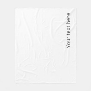 Eenvoudige Minimalistische Bewerkbare Naam of ande Fleece Deken
