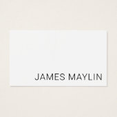 Eenvoudige minimalistische bewerkbare naam of ande visitekaartje (Voorkant)