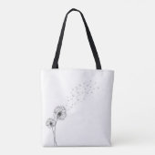 Eenvoudige minimalistische blaasballon | Canvas ta Tote Bag (Achterkant)