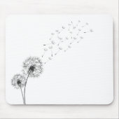 Eenvoudige minimalistische blaasballon | Mousepad Muismat (Voorkant)