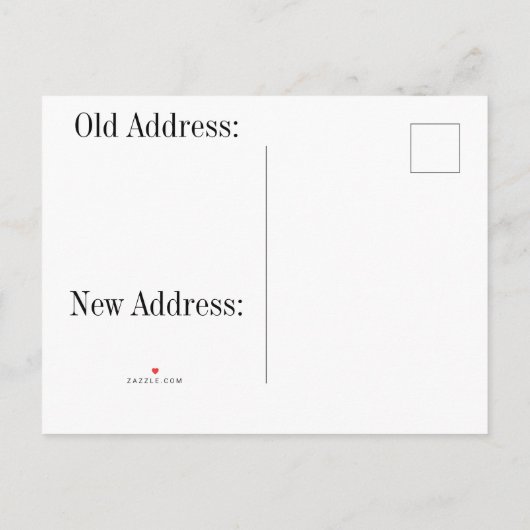 Eenvoudige minimalistische bloem op blauw nieuw ad aankondigingskaart (Achterkant)