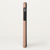 Eenvoudige Minimalistische Blush Stof Roze Aangepa Case-Mate iPhone Case (Achterkant/links)
