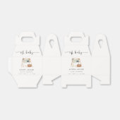 Eenvoudige minimalistische Boho Baby shower kledin Bedankdoosjes (Uitgevouwen)