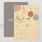 Eenvoudige minimalistische boho ornamenten kerst kaart (Voorkant / Achterkant)