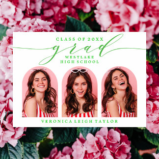 EENVOUDIGE MINIMALISTISCHE BOOG CALLIGRAFIE GRAD U KAART