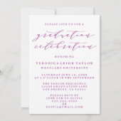 EENVOUDIGE MINIMALISTISCHE BOOGKALLIGRAFIE AFSTUDE KAART (Achterkant)