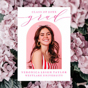 EENVOUDIGE MINIMALISTISCHE BOOGKALLIGRAFIE AFSTUDE KAART