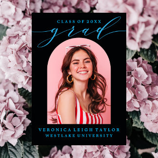 EENVOUDIGE MINIMALISTISCHE BOOGKALLIGRAFIE AFSTUDE KAART