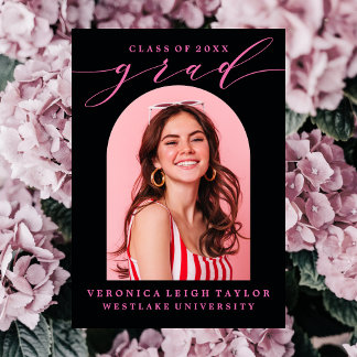 EENVOUDIGE MINIMALISTISCHE BOOGKALLIGRAFIE AFSTUDE KAART