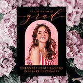 EENVOUDIGE MINIMALISTISCHE BOOGKALLIGRAFIE AFSTUDE KAART