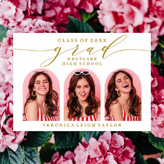 EENVOUDIGE MINIMALISTISCHE BOOGKALLIGRAFIE AFSTUDE KAART