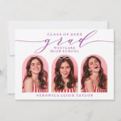 EENVOUDIGE MINIMALISTISCHE BOOGKALLIGRAFIE AFSTUDE KAART (Voorkant)