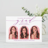 EENVOUDIGE MINIMALISTISCHE BOOGKALLIGRAFIE AFSTUDE KAART (Staand voorkant)