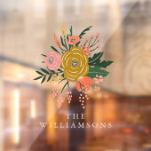 Eenvoudige minimalistische botanische ventilator o raamsticker (Vel 2)