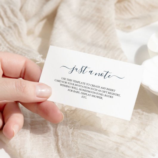 Eenvoudige minimalistische bruiloft invoegen behui informatiekaartje