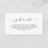 Eenvoudige minimalistische bruiloft invoegen behui informatiekaartje (Voorkant)