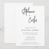 Eenvoudige minimalistische cameraverhogende uitnod kaart (Voorkant / Achterkant)