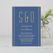 Eenvoudige Minimalistische Chic Moderne Script Bru Folie Uitnodiging (Staand Voorkant)