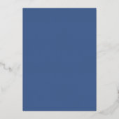 Eenvoudige Minimalistische Chic Moderne Script Bru Folie Uitnodiging (Achterkant)