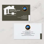 Eenvoudige, minimalistische Creative Builder archi Visitekaartje (Voorkant / Achterkant)