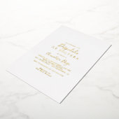 Eenvoudige minimalistische Despedida de Soltera Go Folie Uitnodiging (Gedraaid)