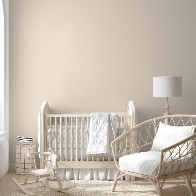 Eenvoudige minimalistische Elegant Plain Champagne Behang (Kinderen)
