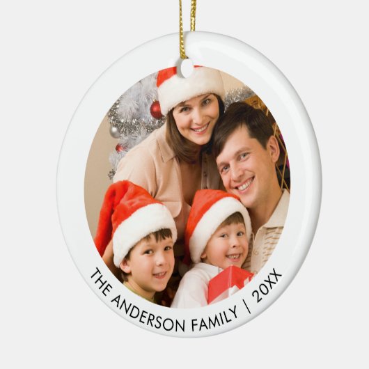 Eenvoudige minimalistische elegante foto wit keramisch ornament (Links)