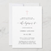 Eenvoudige Minimalistische Elegante Waterverf Krui Kaart (Voorkant)