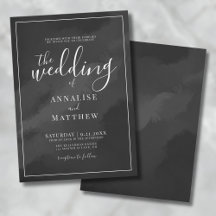 Eenvoudige minimalistische elegante Waterverf zwar