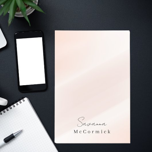 Eenvoudige minimalistische en elegante Blush Pink Post-it® Notes