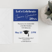 Eenvoudige Minimalistische Foto Afstudeerfeest Uit Kaart