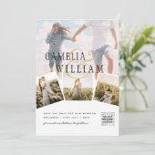 Eenvoudige Minimalistische FOTO QR CODE Bewaar de  Kaart (Staand voorkant)