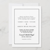 Eenvoudige minimalistische foto Traditional Lijst  Kaart (Voorkant)