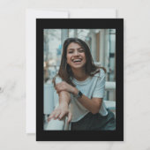 Eenvoudige minimalistische foto van elke jaardag kaart (Achterkant)