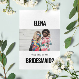 Eenvoudige, minimalistische foto Zal je mijn bruid