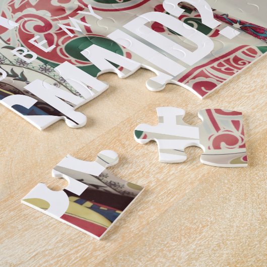 Eenvoudige, minimalistische foto Zal je mijn bruid Legpuzzel (Zijkant)