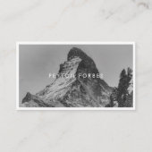 Eenvoudige minimalistische fotograaf Professional Visitekaartje (Voorkant)