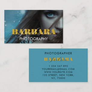 eenvoudige, minimalistische fotograaf visitekaartje