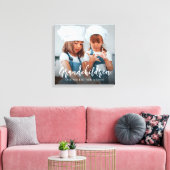 Eenvoudige minimalistische fotokalligrafie canvas afdruk (Insitu (Woonkamer))