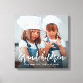 Eenvoudige minimalistische fotokalligrafie canvas afdruk (Voorkant)