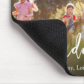 Eenvoudige minimalistische fotokalligrafie muismat (Hoek)