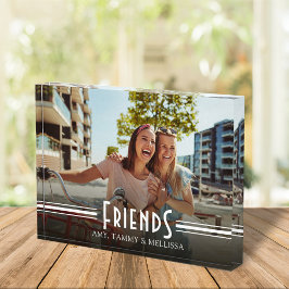 Eenvoudige minimalistische fotokalligrafie-retro v fotoblokken