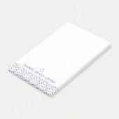 Eenvoudige minimalistische geometrische pattereerd post-it® notes (Schuin)