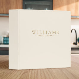 Eenvoudige Minimalistische Gepersonaliseerde Famil 1 1/2" Multomap