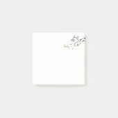 Eenvoudige minimalistische Giraffe Post-it® Notes (Voorkant)