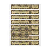 Eenvoudige minimalistische gouden buffel speelde K (Vel)