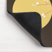 Eenvoudige minimalistische grillige nestvogels & f muismat (Hoek)