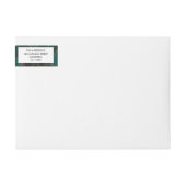 Eenvoudige minimalistische groene buffel speelde K (Voorkant)