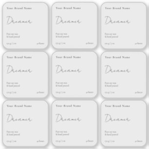 Eenvoudige minimalistische heldere Sticker Kandlep